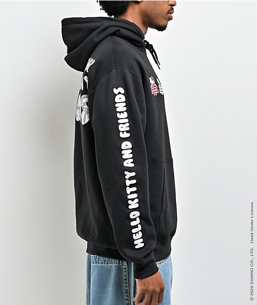 Hello Kitty® and Friends | A.LAB Camo Puffer Black Hoodie | Zumiez